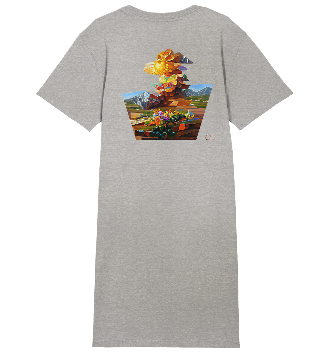 Flowerpots - Ladies Organic Shirt Dress