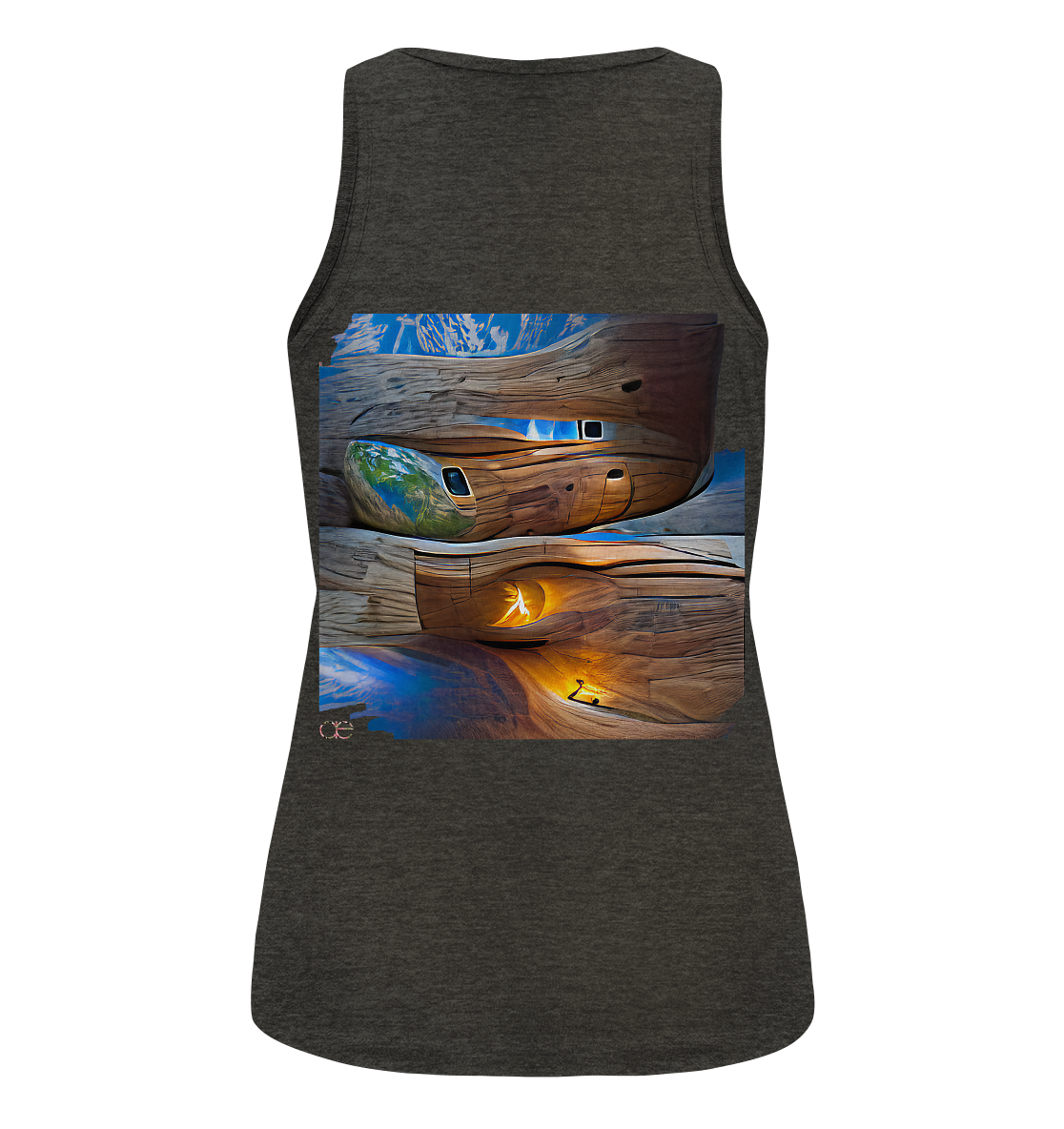 Ai Earth Perspective - Ladies Organic Tank-Top