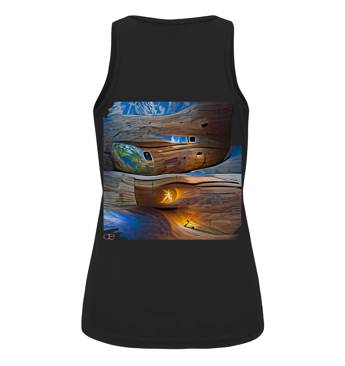 Ai Earth Perspective - Ladies Organic Tank-Top