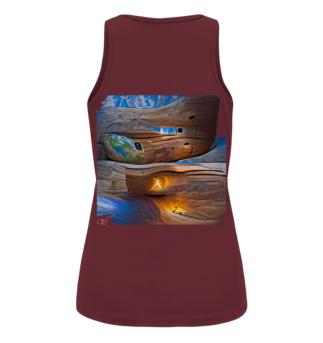 Ai Earth Perspective - Ladies Organic Tank-Top
