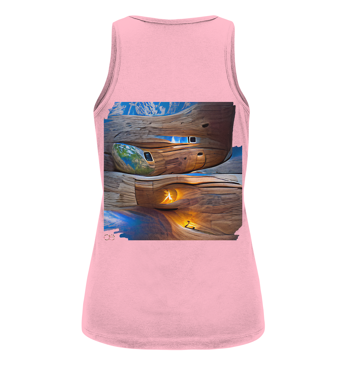 Ai Earth Perspective - Ladies Organic Tank-Top