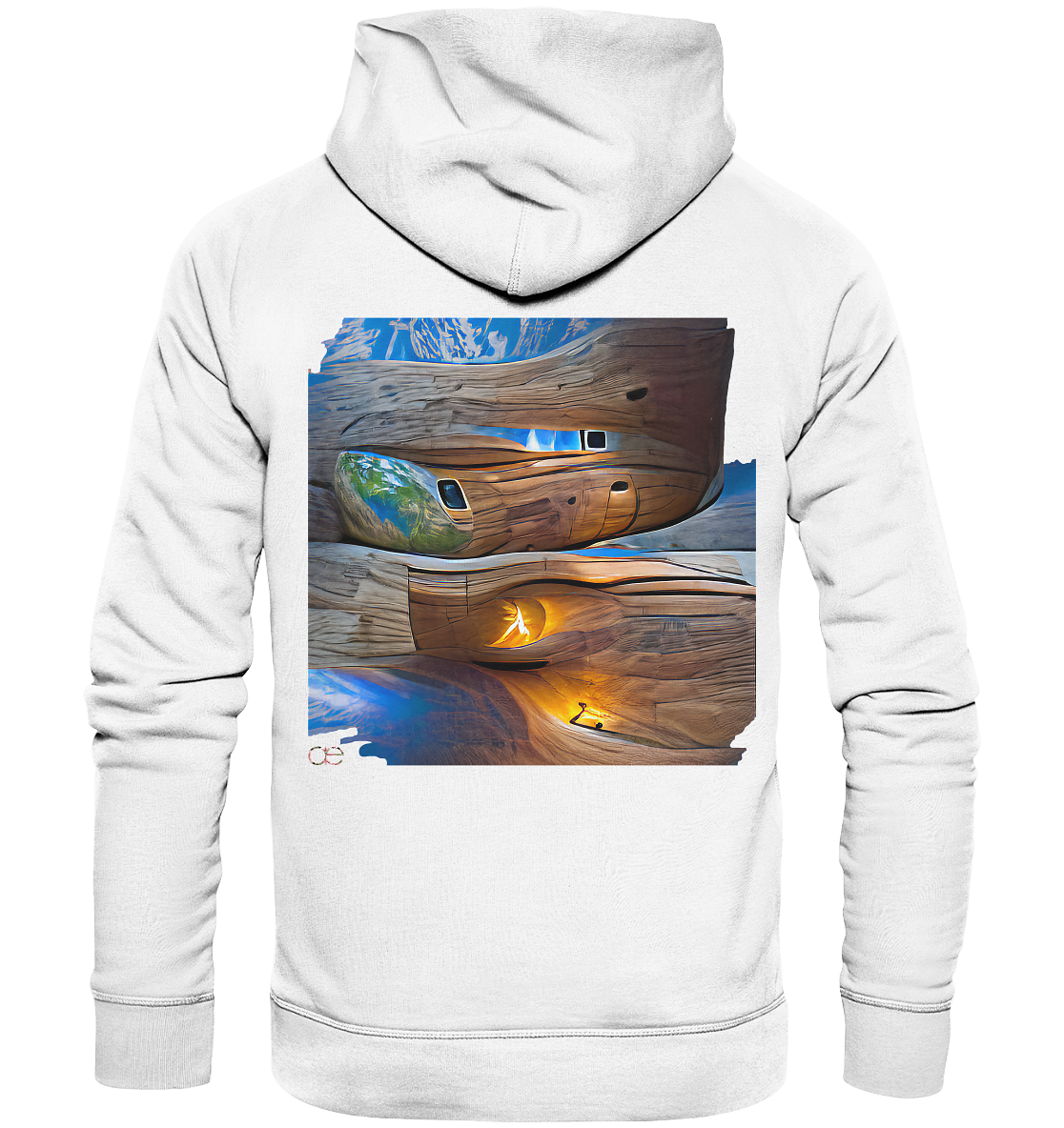 Ai Earth Perspective - Organic Fashion Hoodie