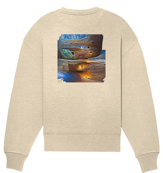 Ai Earth Perspective - Organic Oversize Sweatshirt