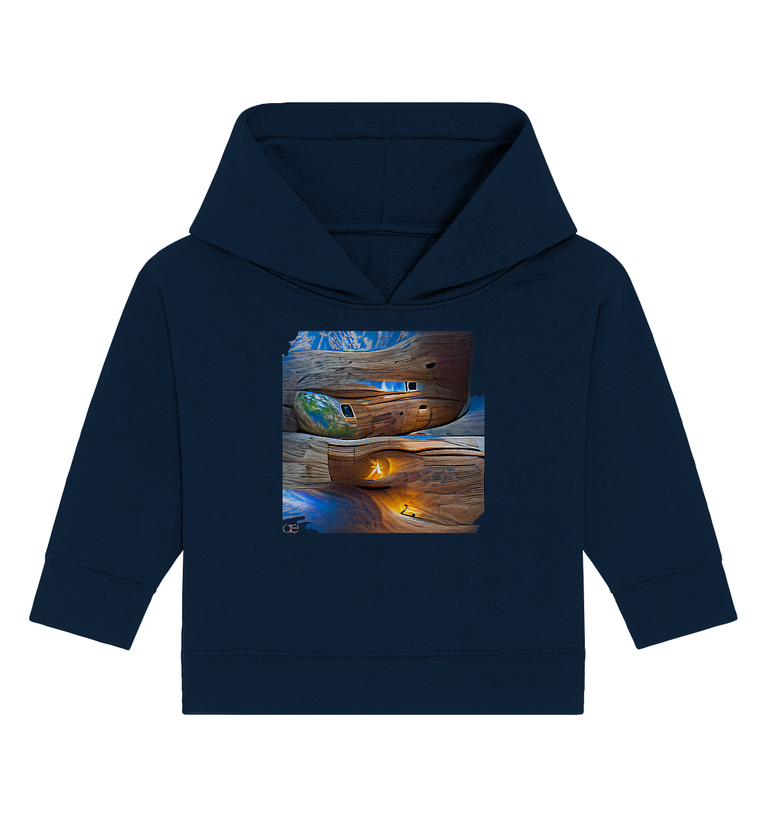 Ai Earth Perspective - Baby Organic Hoodie