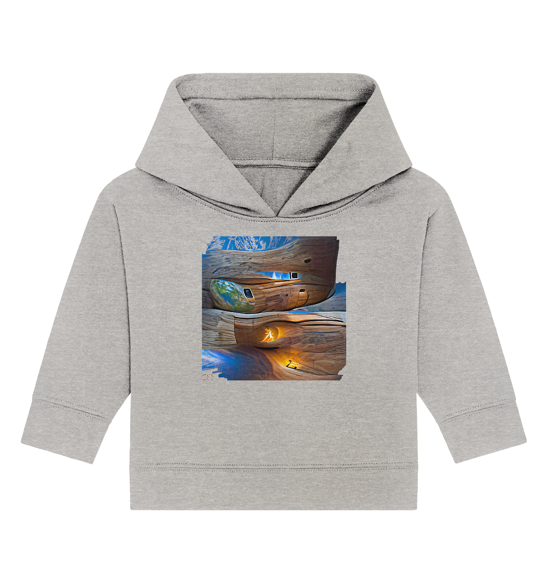 Ai Earth Perspective - Baby Organic Hoodie