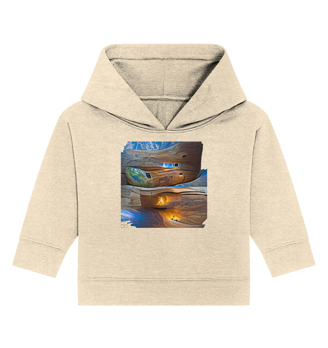 Ai Earth Perspective - Baby Organic Hoodie