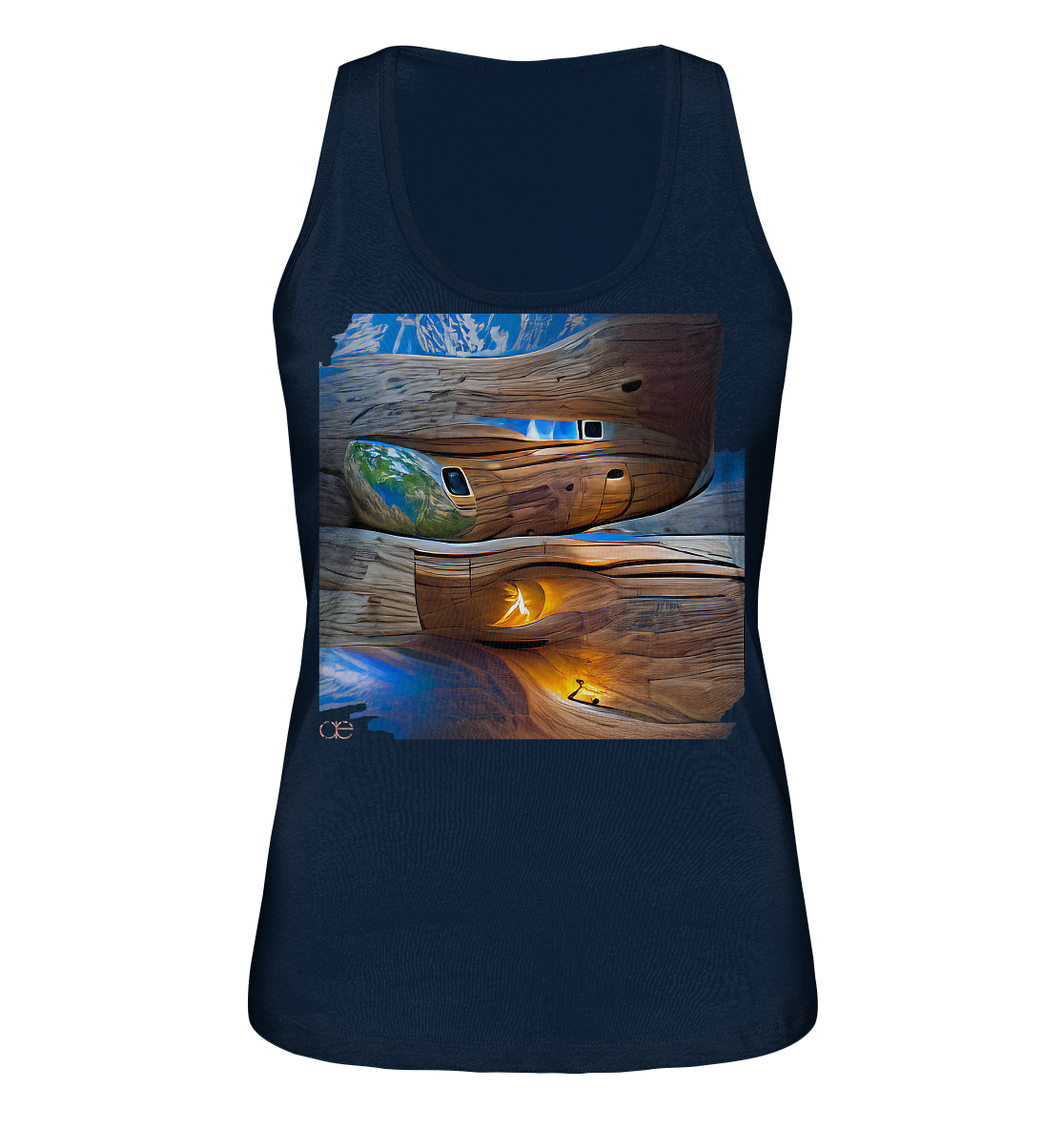 Ai Earth Perspective - Ladies Organic Tank-Top