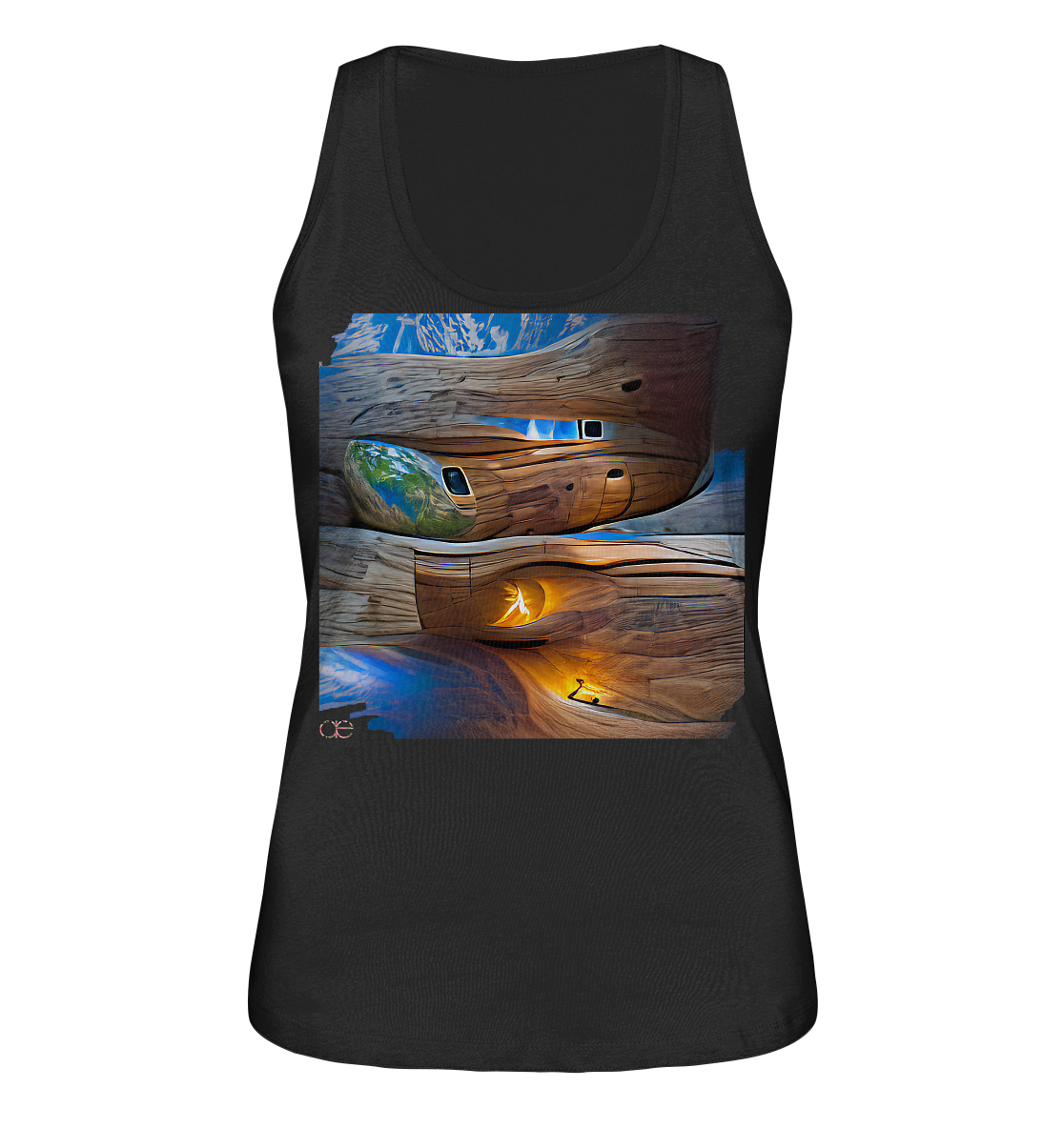 Ai Earth Perspective - Ladies Organic Tank-Top
