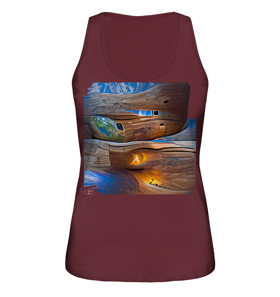 Ai Earth Perspective - Ladies Organic Tank-Top