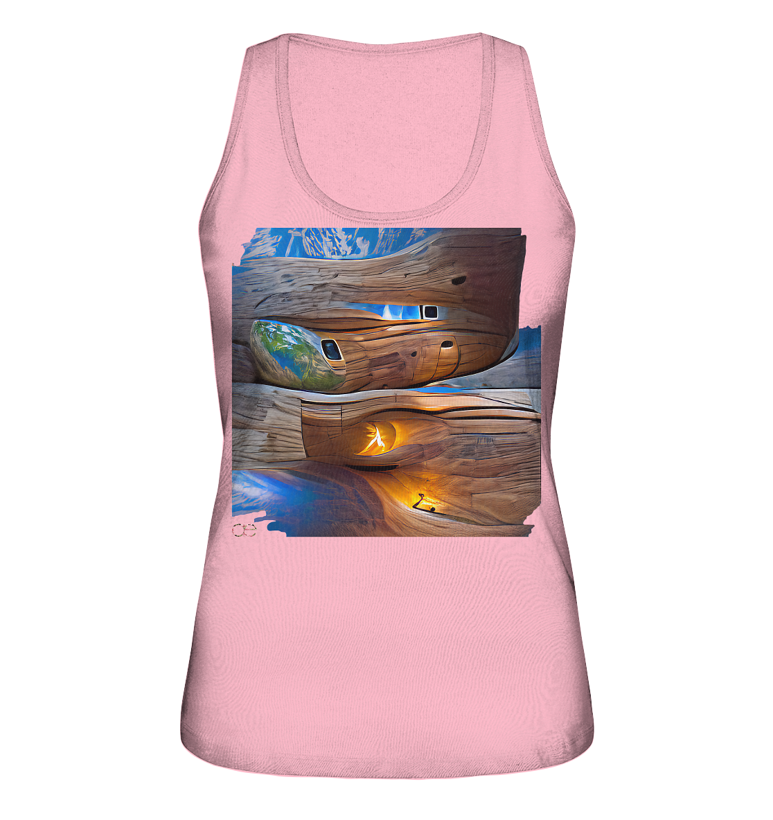 Ai Earth Perspective - Ladies Organic Tank-Top