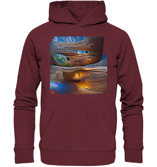 Ai Earth Perspective - Organic Basic Hoodie