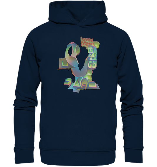Peace & Love - Organic Fashion Hoodie