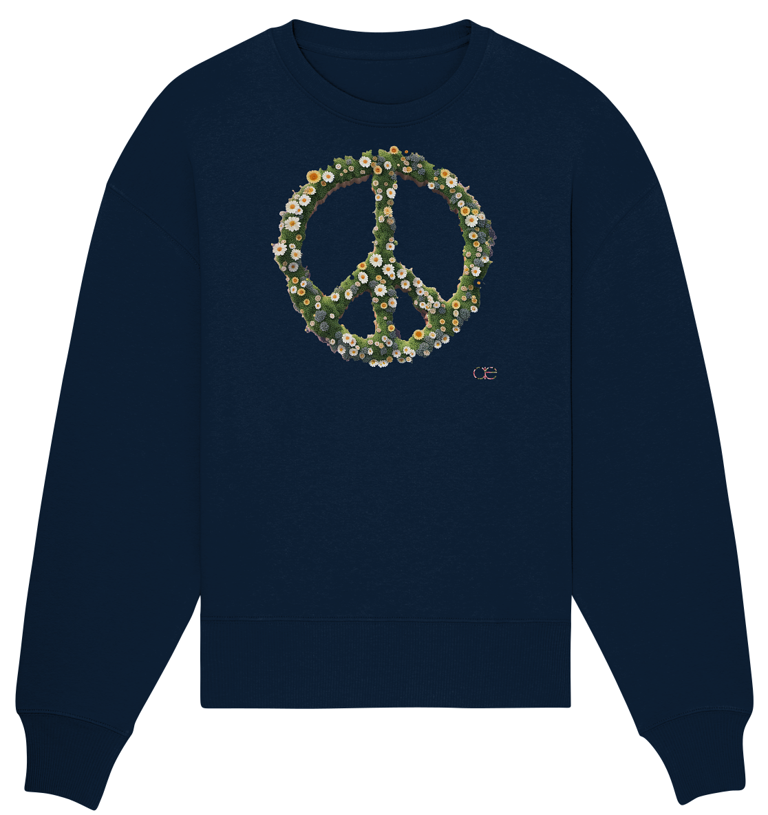 Peace Flower - Organic Oversize Sweatshirt