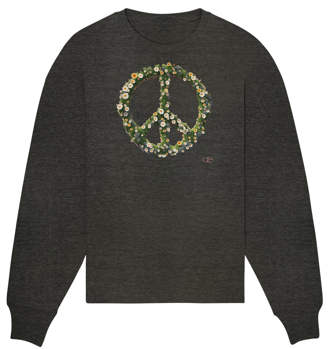 Peace Flower - Organic Oversize Sweatshirt