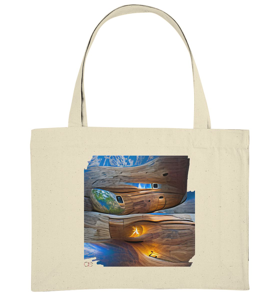 Ai Earth Perspective - Organic Shopping-Bag