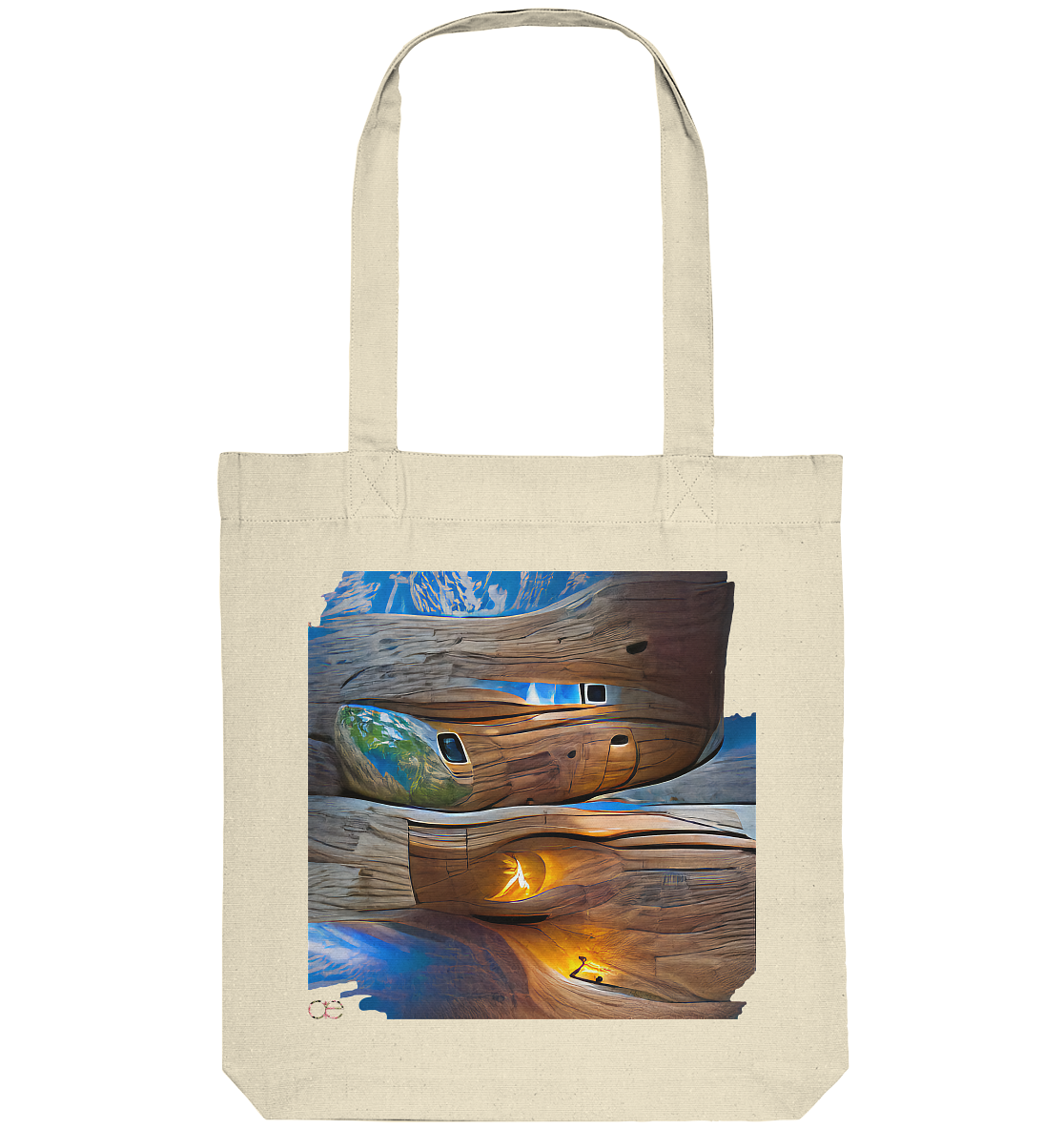 Ai Earth Perspective - Organic Tote-Bag