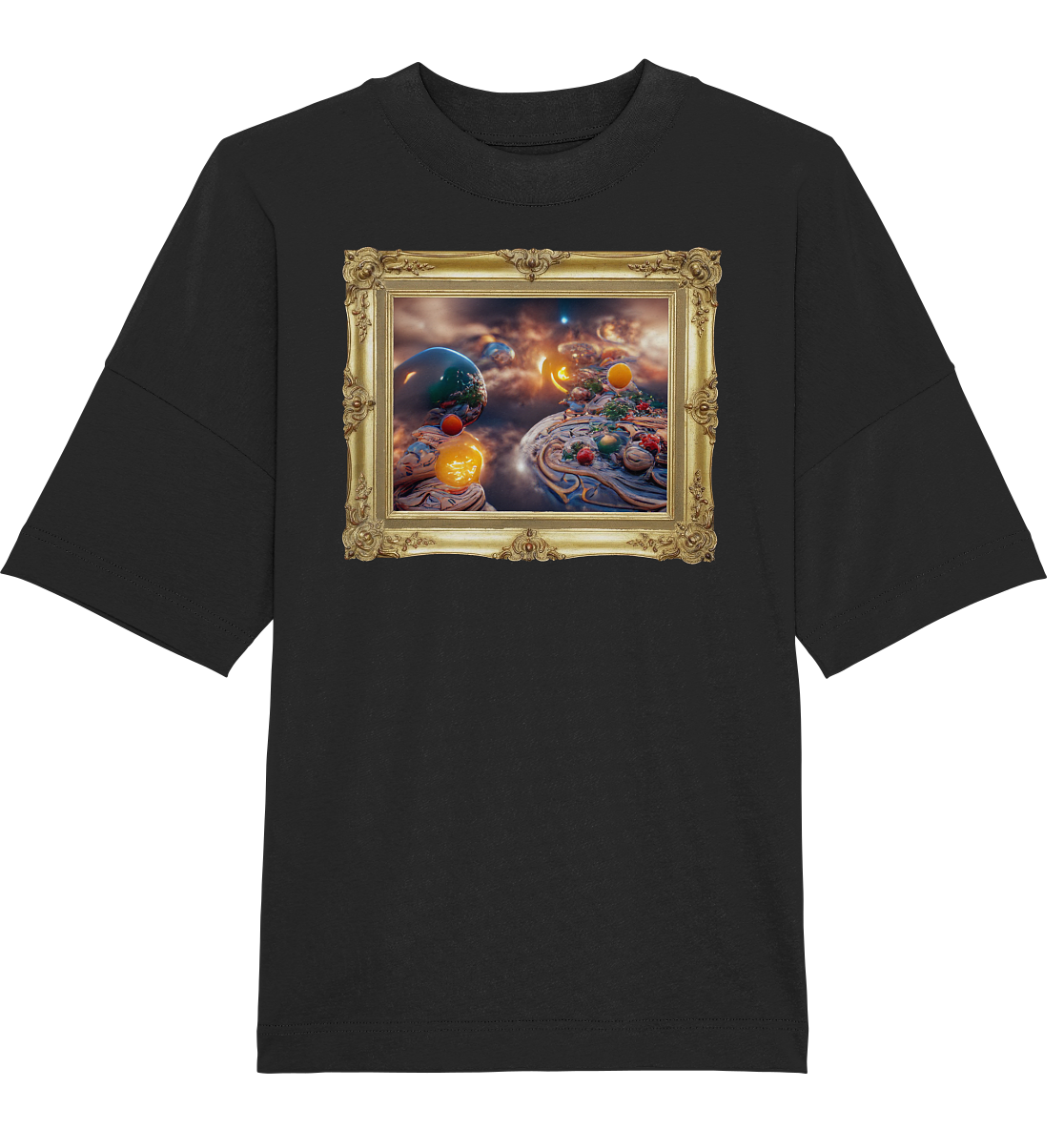Ai Galaxy Frame - Organic Oversize Shirt