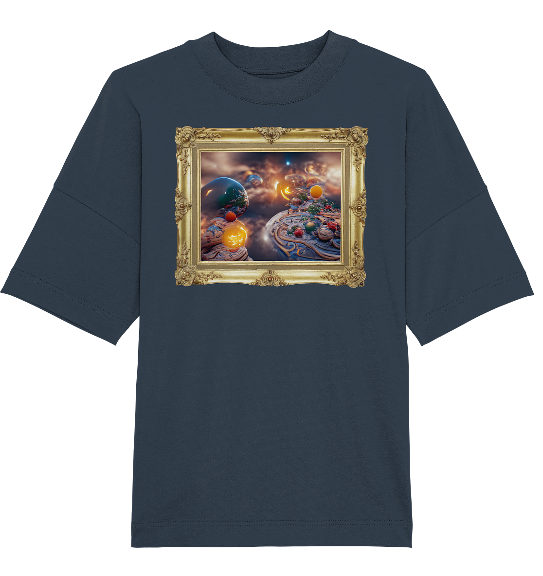 Ai Galaxy Frame - Organic Oversize Shirt