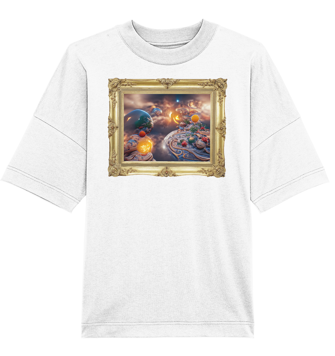 Ai Galaxy Frame - Organic Oversize Shirt