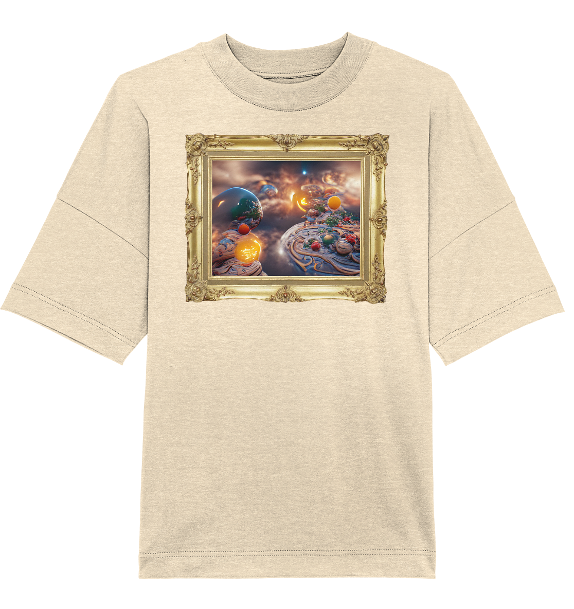 Ai Galaxy Frame - Organic Oversize Shirt