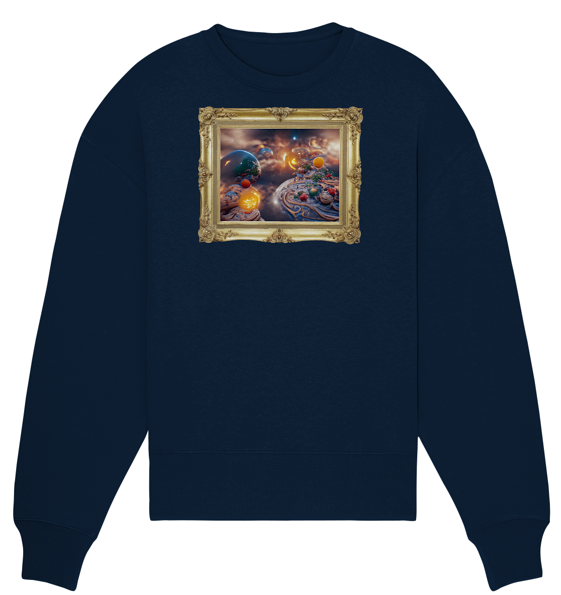 Ai Galaxy Frame - Organic Oversize Sweatshirt