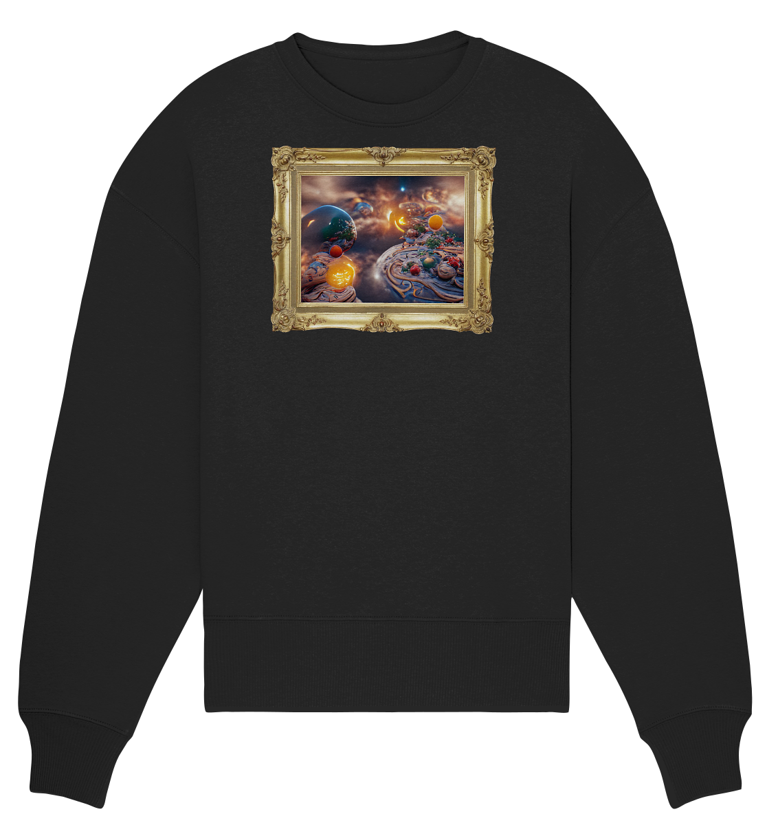 Ai Galaxy Frame - Organic Oversize Sweatshirt
