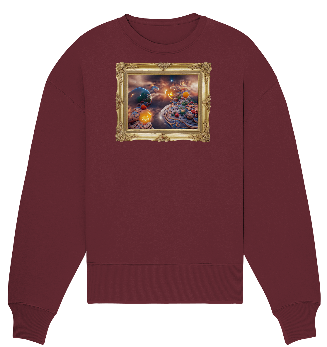 Ai Galaxy Frame - Organic Oversize Sweatshirt