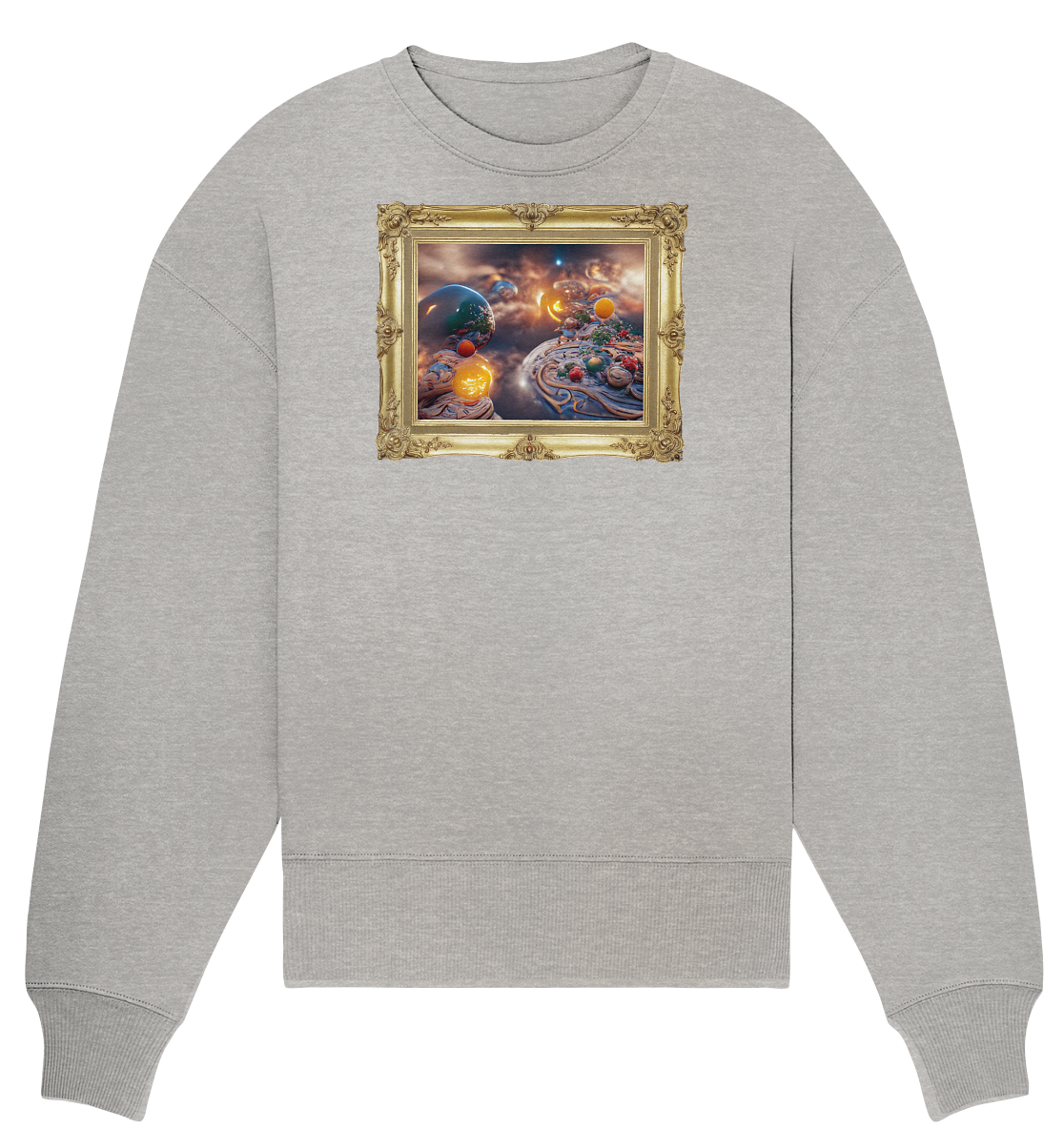 Ai Galaxy Frame - Organic Oversize Sweatshirt