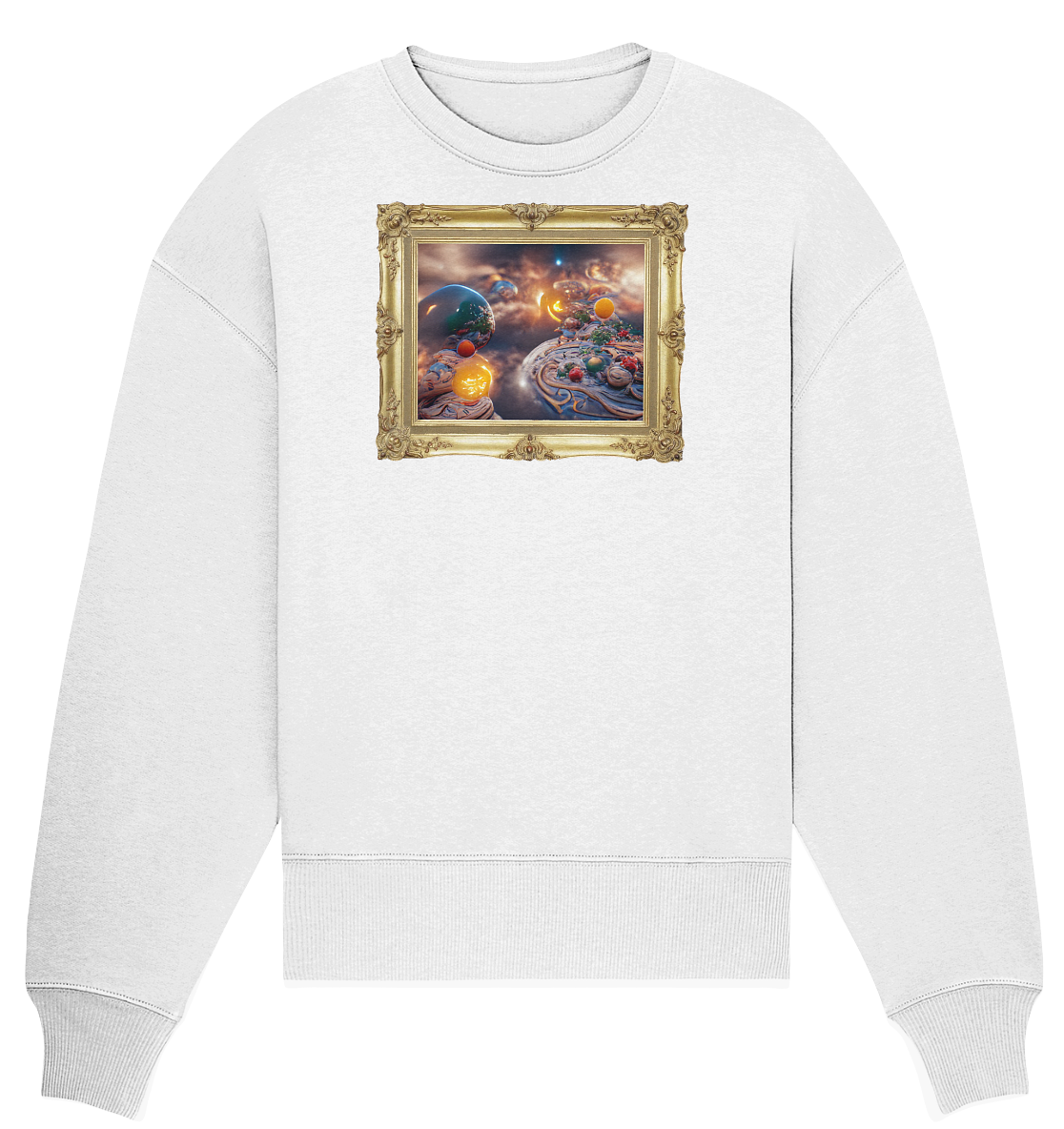Ai Galaxy Frame - Organic Oversize Sweatshirt