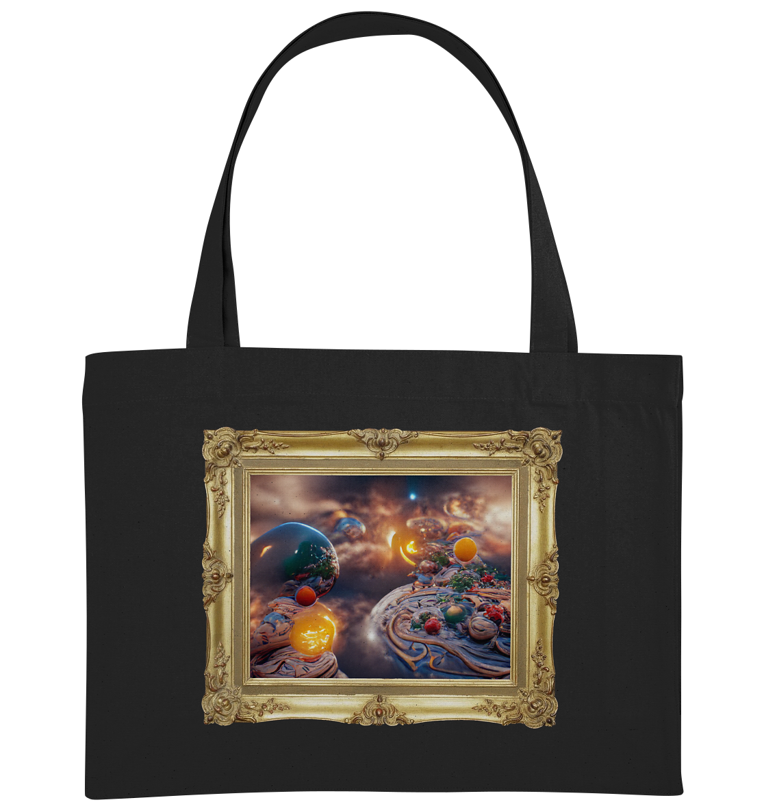 Ai Galaxy Frame - Organic Shopping-Bag