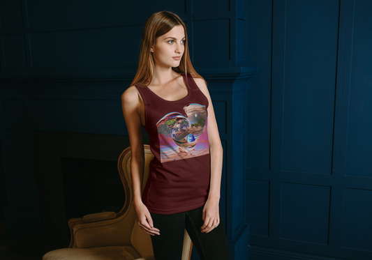 Ai Orbit Flora - Ladies Organic Tank-Top