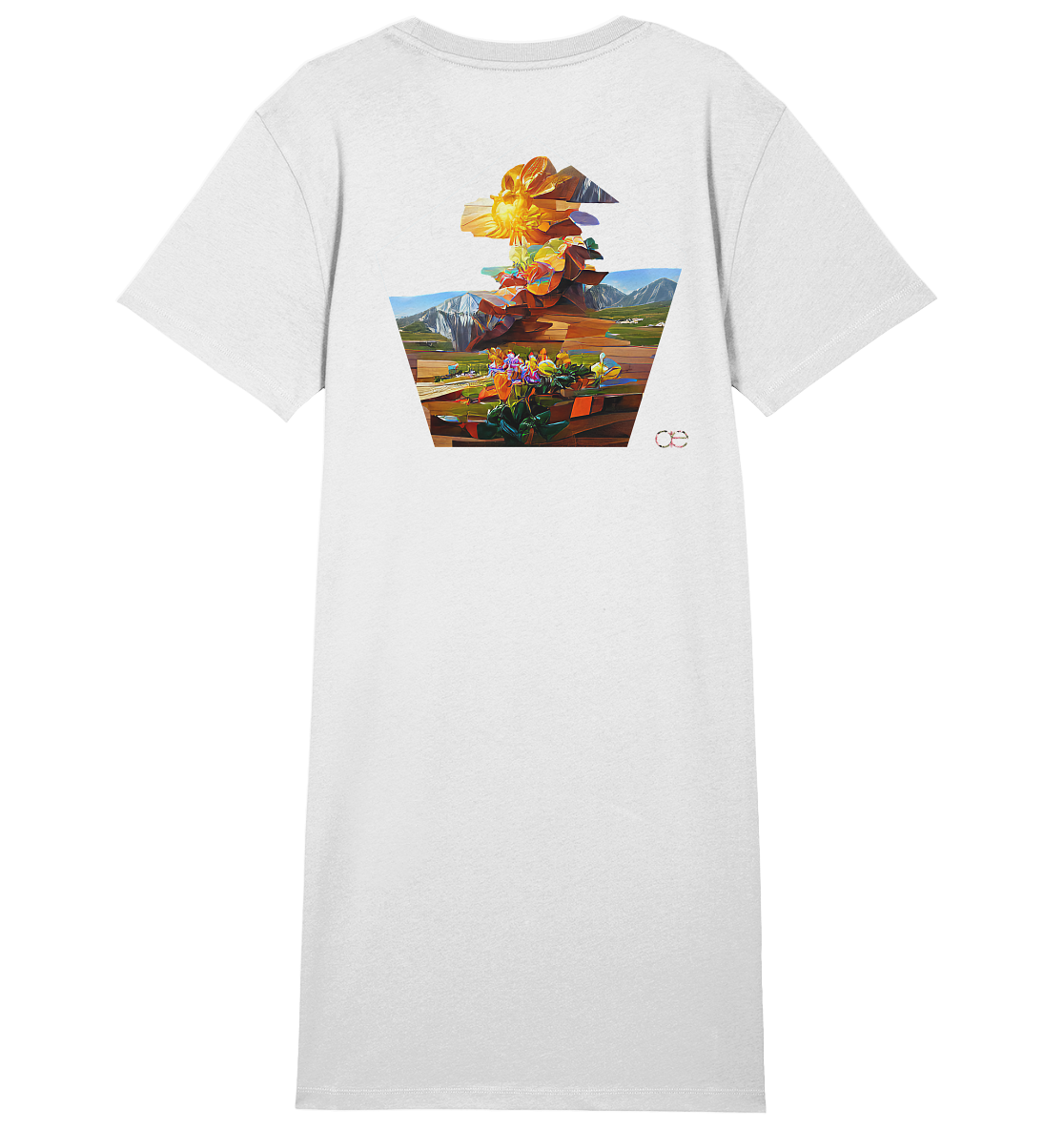 Flowerpots - Ladies Organic Shirt Dress