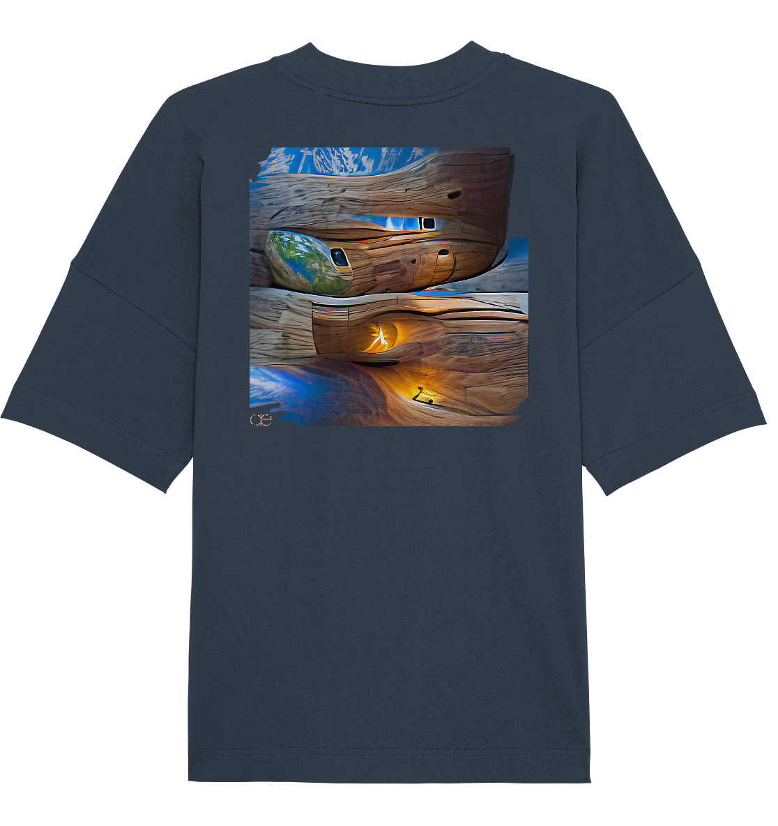 Ai Earth Perspective  - Organic Oversize Shirt