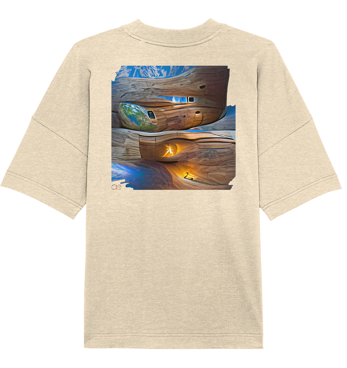 Ai Earth Perspective  - Organic Oversize Shirt