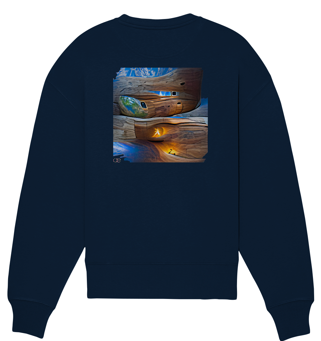 Ai Earth Perspective  - Organic Oversize Sweatshirt