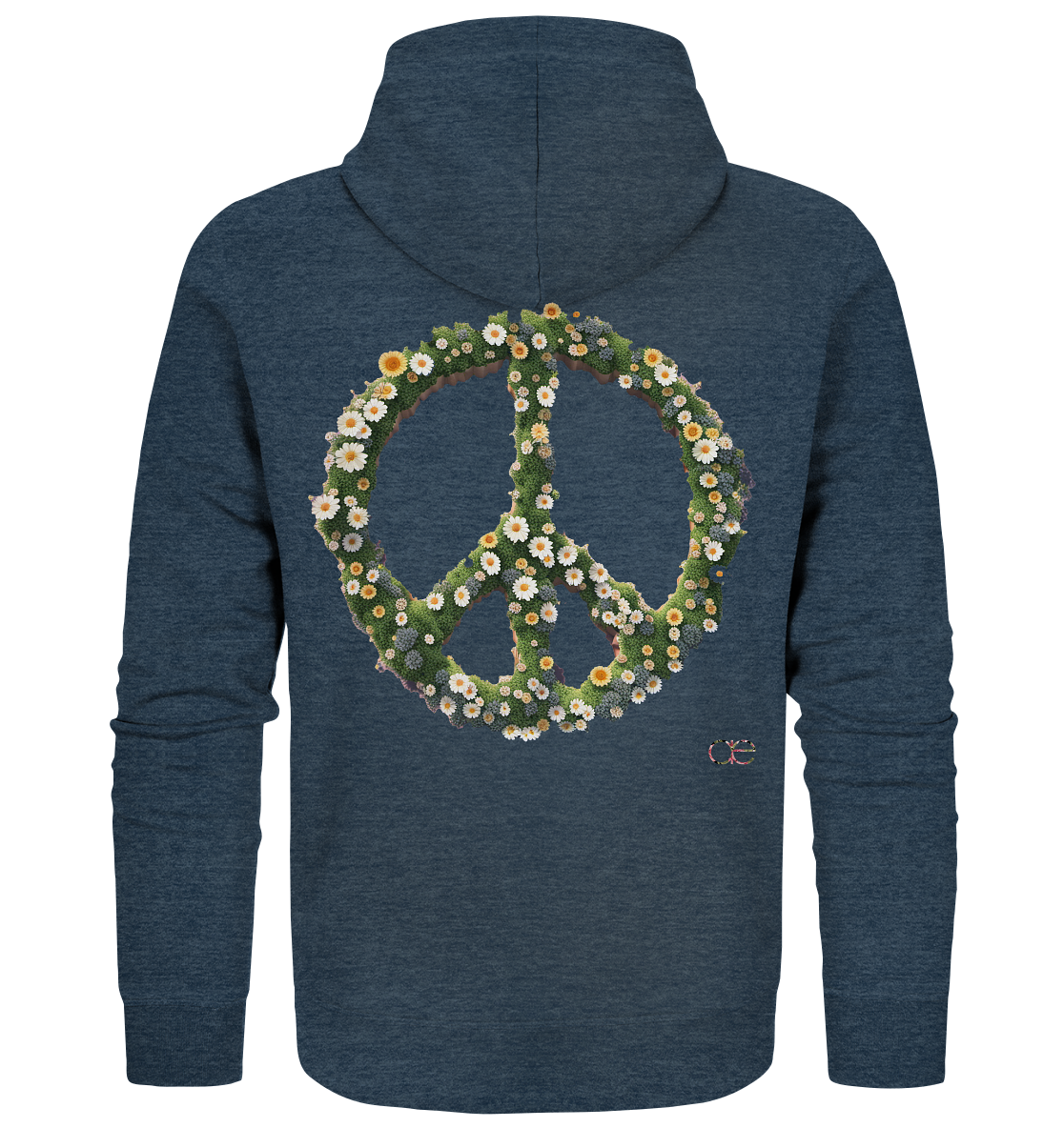 Peace Flower - Organic Zipper