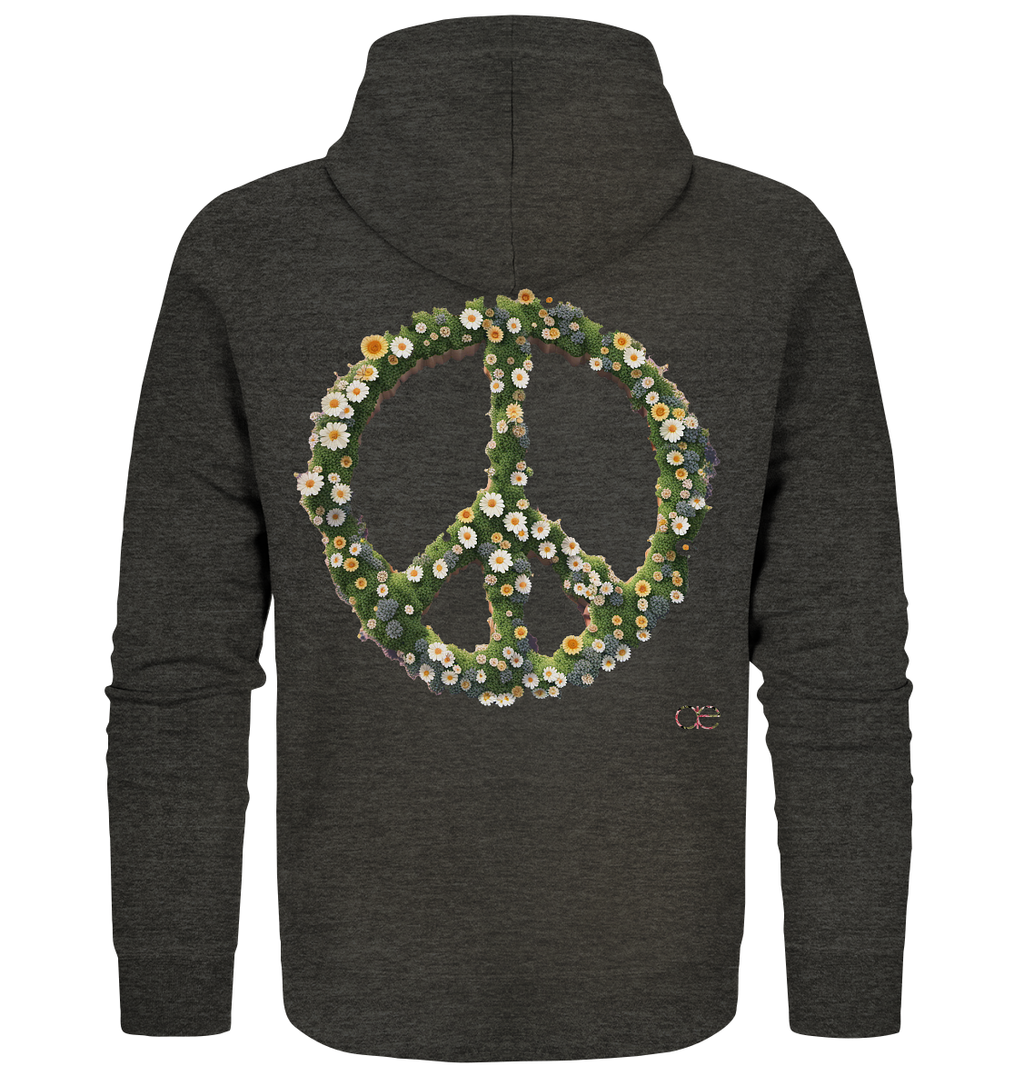 Peace Flower - Organic Zipper