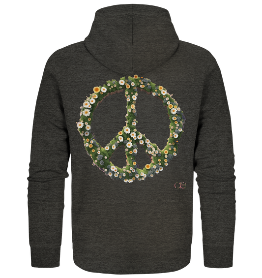 Peace Flower - Organic Zipper