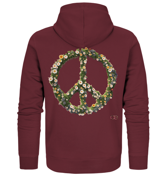 Peace Flower - Organic Zipper