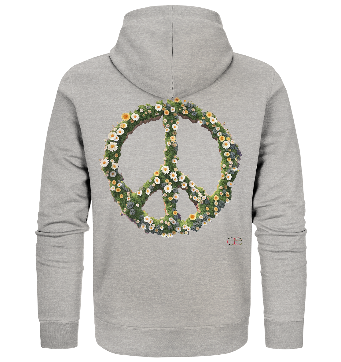 Peace Flower - Organic Zipper