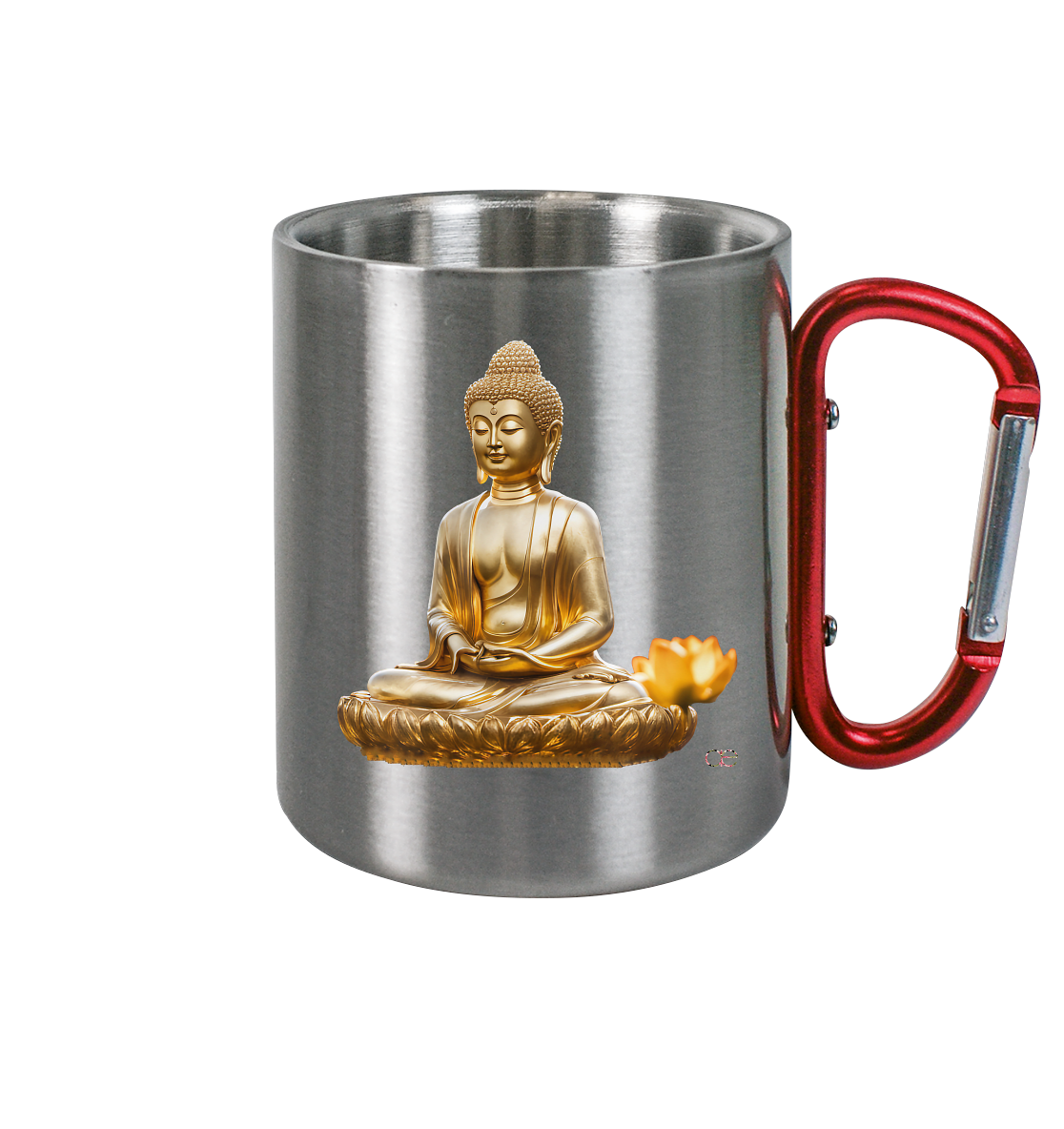 Golden Buddha - Edelstahl Tasse