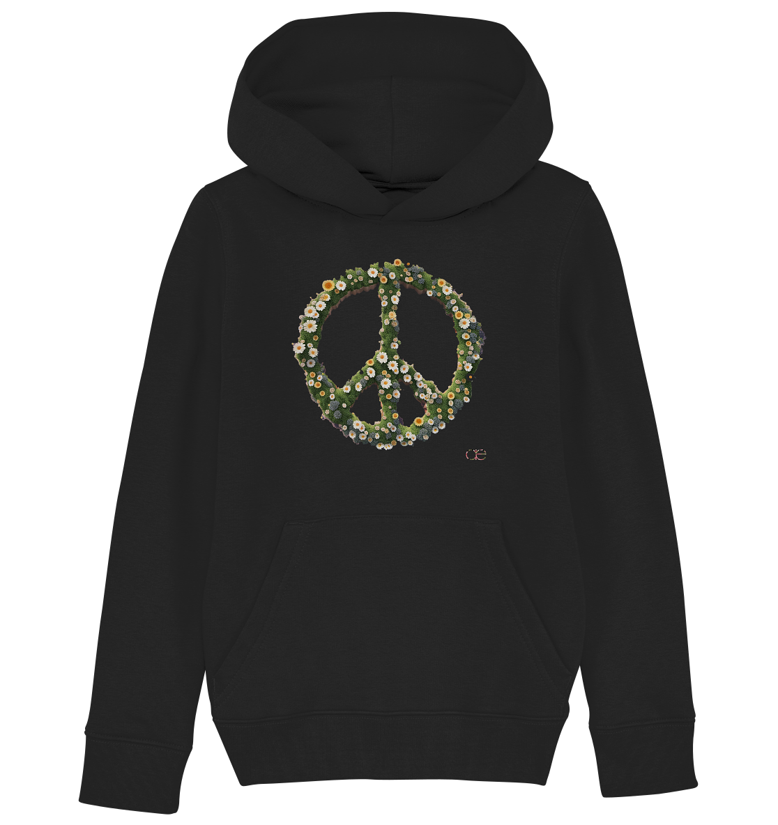 Peace Flower - Kids Organic Hoodie