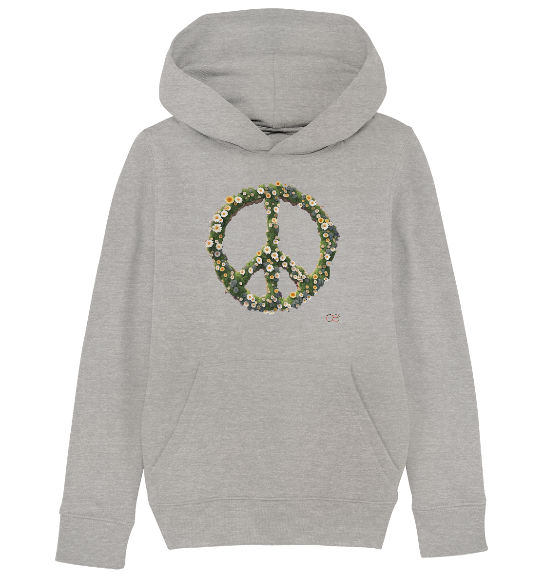 Peace Flower - Kids Organic Hoodie