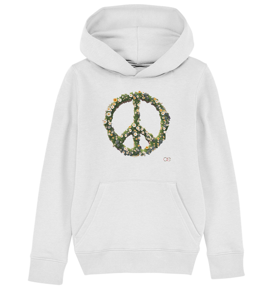 Peace Flower - Kids Organic Hoodie