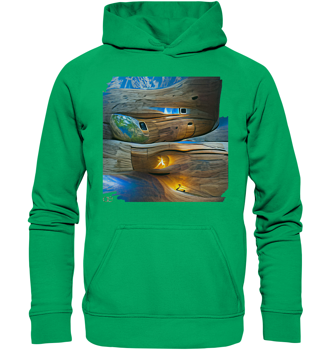 Ai Earth Perspective  - Kids Premium Hoodie