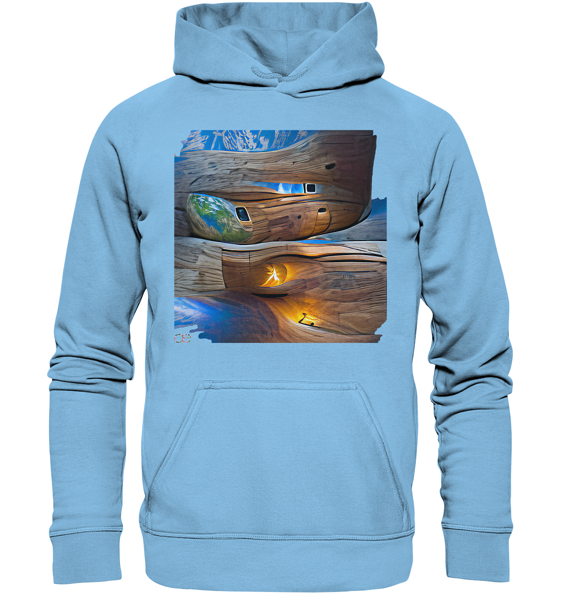 Ai Earth Perspective  - Kids Premium Hoodie