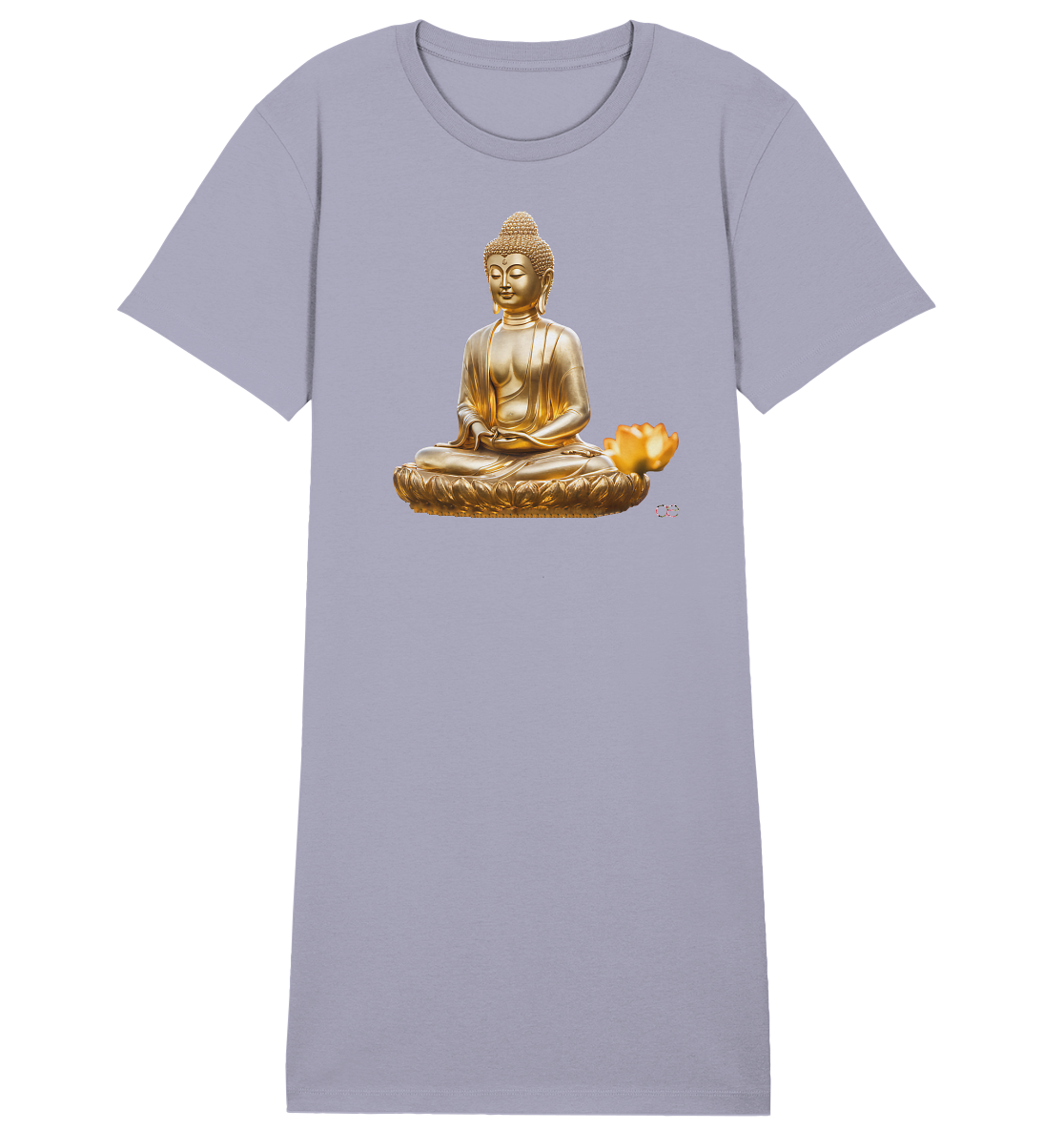 Golden Buddha - Ladies Organic Shirt Dress