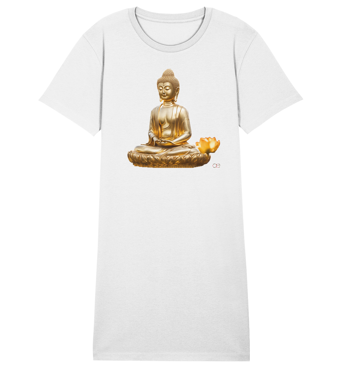 Golden Buddha - Ladies Organic Shirt Dress