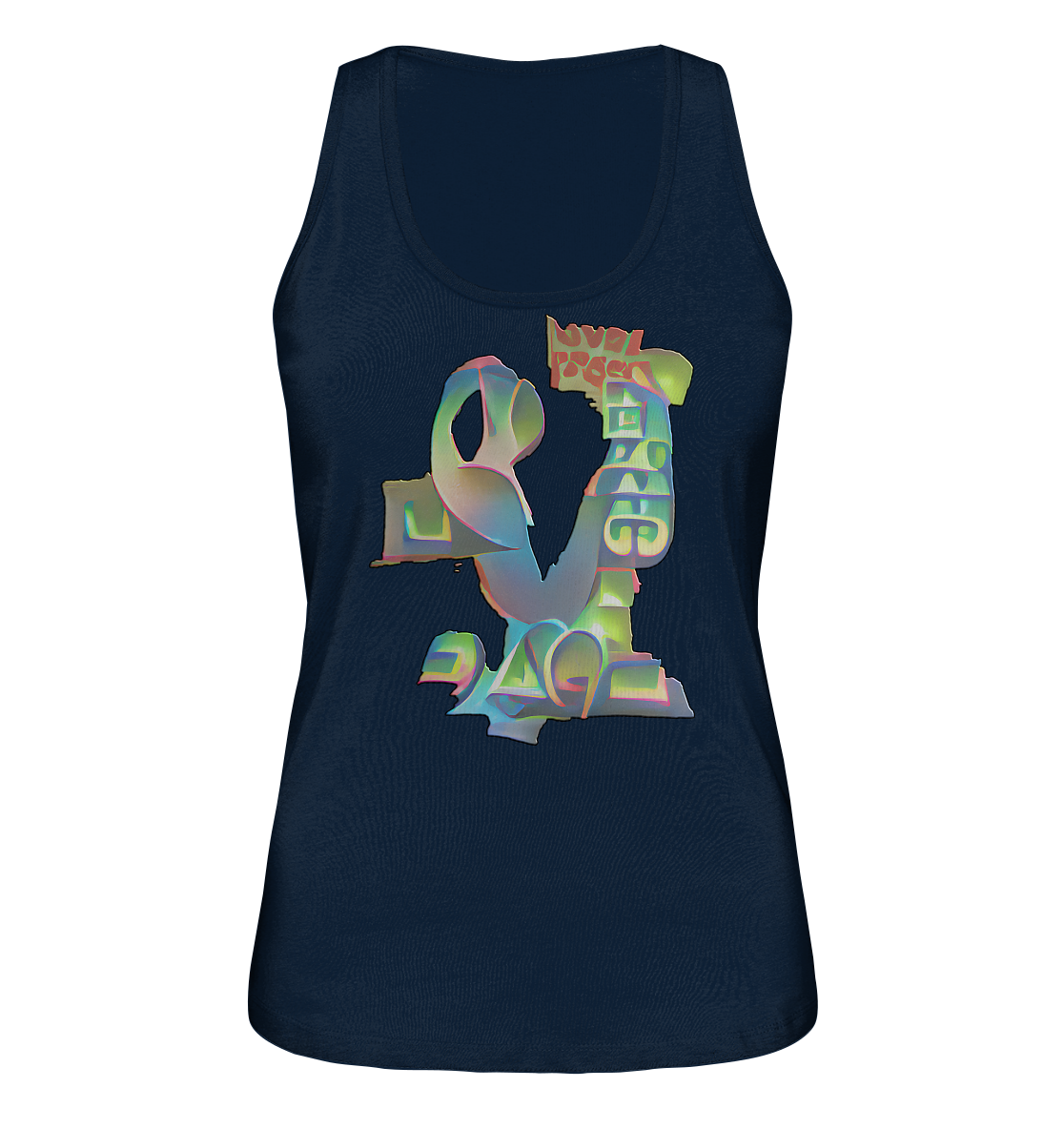 Peace & Love - Ladies Organic Tank-Top