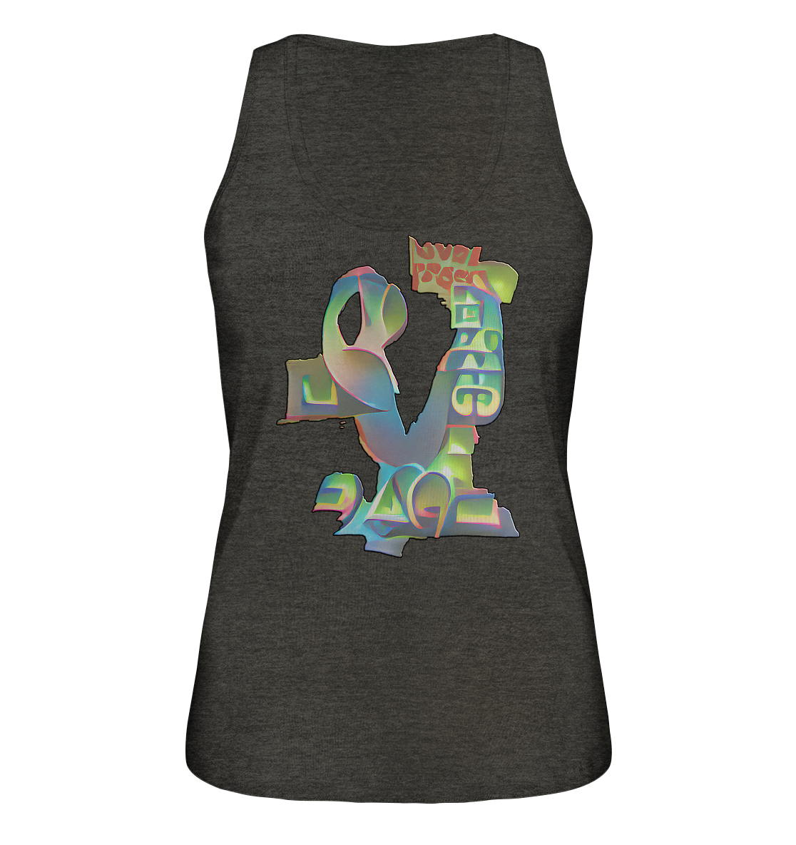 Peace & Love - Ladies Organic Tank-Top